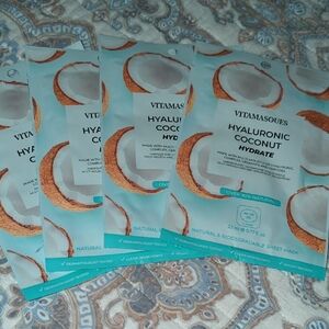 Vitamasques, Hyaluronic Coconut Hydrate,Sheet Masks.